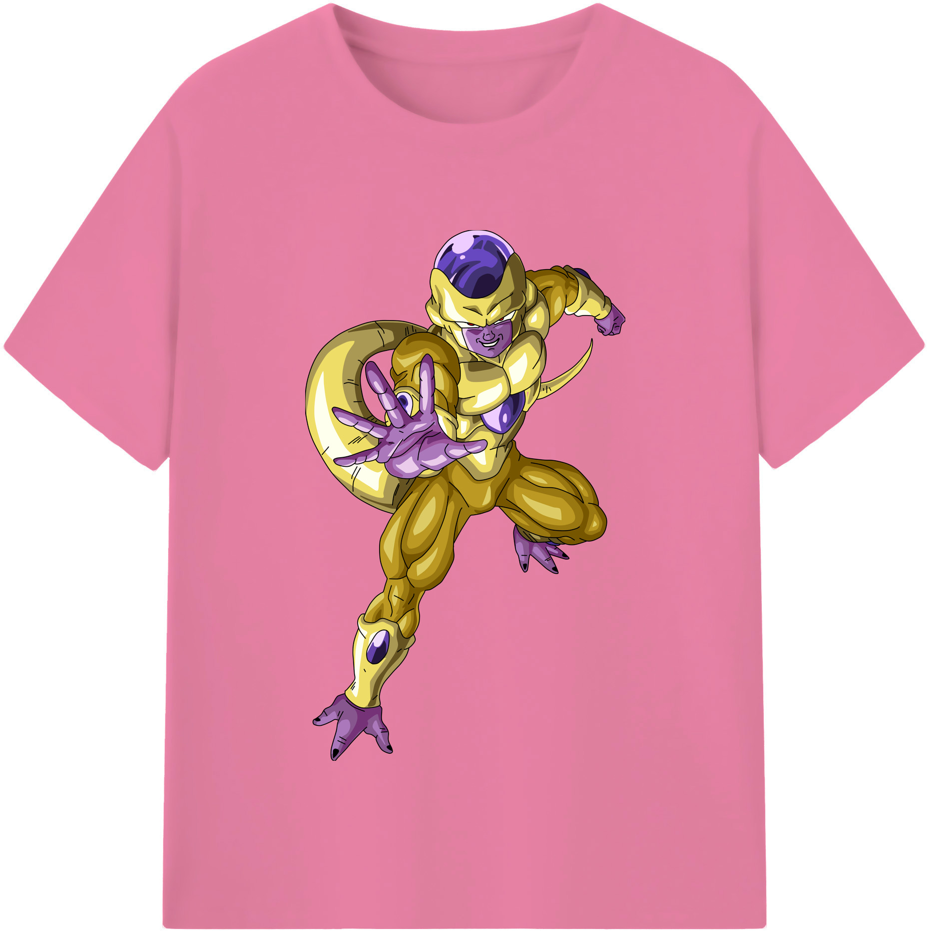（画像用） ドラゴンボール フリーザ DRAGON BALL Frieza 綿100％半袖Tシャツ（フロントプリント）